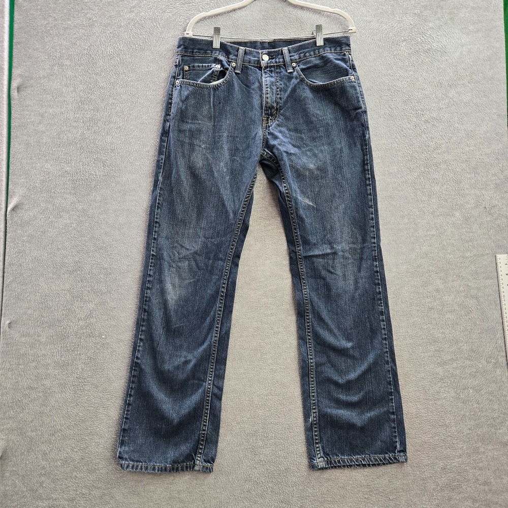 Levi's‎ 559 Men Jeans 33x32 Blue Denim Relaxed Straight Pockets Mid Rise Cotton
